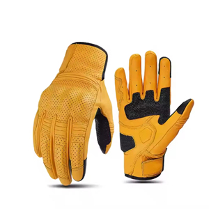 Guantes Deportivos Transpirables Unisex Personalizados, Palma de Cuero Sintético de Alta Calidad, Estilo de Dedos Extensibles, Motocross, Carreras, Impresión de Silicona - Product Image 1