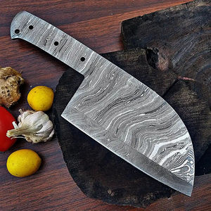 Cuchillo de Cocina Multifuncional Burraq DIY OEM, Hoja de Acero de Damasco Hecha a Mano, Diseño en Espiral, Regalo Perfecto para la Cocina - Product Image 6