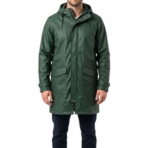 Impermeables Profesionales para Exteriores, Color Verde Bosque Oscuro, Tejido Silencioso de Grado de Caza, con Capucha y Protección Contra el Viento - Product Image 1