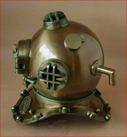 Casque de plongée maritime Boston Navy Traditional Metal Casting Diving Armour Mark V Morse