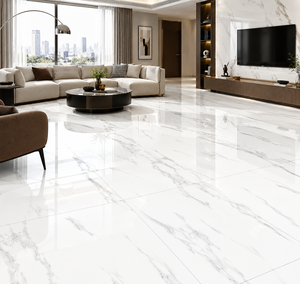 NOVAC CERAMIC Calacatta <b>Stone</b> Digital Printed 600x1200mm Glossy Surface Polished Porcelain Floor Tiles Antibacterial Stain - Product Image 6