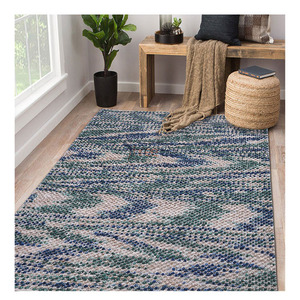 Juego de alfombras de algodón indio con estampado de bloques a mano de calidad superior, bordado a mano, al mejor precio de venta - Product Image 1