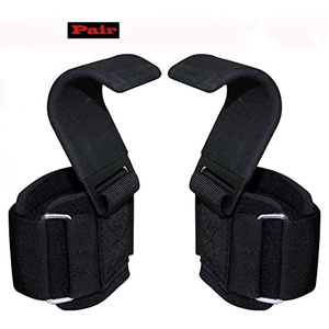 Juego de Agarres de Levantamiento, Combinación de Ganchos y Correas para Entrenamientos de Gimnasio - Product Image 1