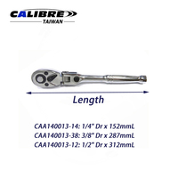 Kunci Pas Ratchet Fleksibel Tipe Teardrop 72 Gigi, Ukuran 1/4", 3/8" atau 1/2" Dr. TAIWAN CALIBRE