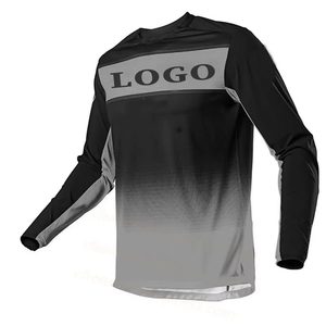 Sublimation High Quality Breathable <b>Material</b> Motocross Jersey / High Quality Long Sleeve Clothing Custom Size Motocross Jersey - Product Image 6