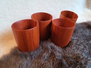 Vaso Clásico de Madera Natural, Vajilla Ecológica de Madera Hecha a Mano, Vaso para Bebidas Premium, Artículos para el Hogar CRAFTSY HOME - Product Image 6