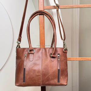 Hot Sale Women's Hand <b>Tooled</b> Leather Conceal Carry <b>Tote</b> Handbag Popular Genuine Leather Shoulder <b>Bag</b> Large Cowhide Crossbody <b>Bag</b> - Product Image 5