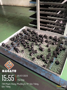 Charbon de coco noir premium pour chicha, cubes de 25mm, 26mm, 27mm, haute chaleur, faible teneur en cendres, marque OEM - Product Image 5