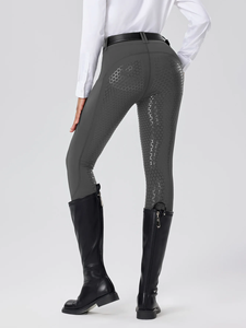 Leggings Kerrits para Mujer, Pantalones de Equitación Talla Mediana, Color Borgoña - Product Image 6