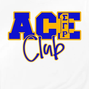 Camiseta SGRHO Ace Club Blanca para Mujer, con Estampado Gráfico, Cuello Redondo, Manga Corta, Estilo Casual, Moda Urbana, Personalizada para Hermandad Griega - Product Image 6