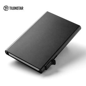 TILONSTAR TC101 Aluminium Kartenetui, Antimagnetischer Kartenhalter mit One-Touch-Pop-up-Funktion für Kredit- und Ausweiskarten - Product Image 2