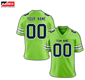 Camisetas de fútbol americano hechas a medida, conjunto de ropa deportiva de poliéster transpirable, diseño al por mayor, OEM personalizable - Product Image 2