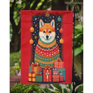 Shiba Inu Holiday Christmas <b>Garden</b> <b>Flag</b> Multicolor Decorative Mailbox <b>Flag</b> for Patio & Yard for Flower Beds & Lawn Artwork - Product Image 3
