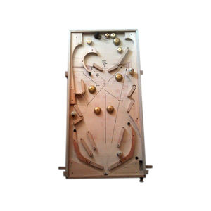 Jeu de flipper en bois fait main, jeu de bagatelle de table classique avec billes en acier et broches en laiton, cadeau pour enfants et adultes - Product Image 5