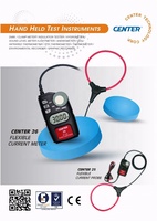 CENTER Single Phase Flexible Toroidal Coil Current Probe for Instrument Use