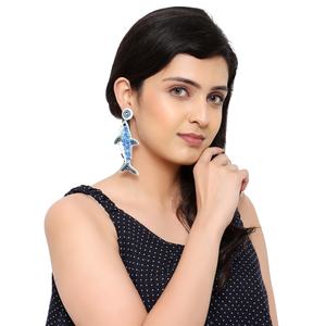 2021 fait à la main de haute qualité multicolore crochet perle de rocaille boucles d'oreilles bijoux de mode pour les femmes fiançailles cadeau de fête de mariage - Product Image 4