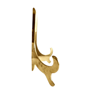 Support à assiettes en laiton pour cuisine, rangement robuste, artisanat de designer fait main, support à assiettes très demandé pour la décoration de table. - Product Image 2