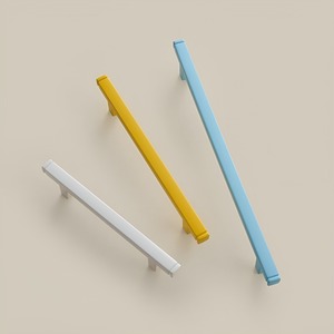 Barra Recta en Forma de T con Esquinas Redondeadas, Acero Inoxidable, para Gabinetes, con una Longitud Máxima de 1000 mm, Ideal para Gabinetes de Almacenamiento y Muebles de Baño - Product Image 2