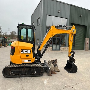 Mini-excavatrice sur chenilles hydraulique JCB 50Z2 de cinq tonnes avec moteur Perkins commandé par PLC et hydraulique Parker - Product Image 2