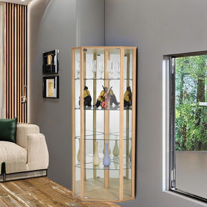 TMG-G28 Fabricant professionnel OEM Armoire de présentation en verre trempé moderne sur mesure pour salon Entrée Hôtel Appartement - Product Image 1