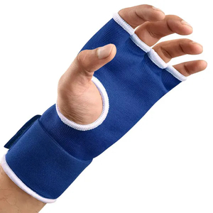 2026 Gel Hand <b>Wraps</b> Blue Nylon Boxing Hand <b>Wraps</b> With Velcro Closure Finger Slits Unisex for Martial Arts and Boxing Training - Product Image 2
