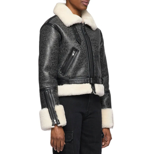 Genuine Leather <b>Men's</b> Retro <b>Old</b>-Fashioned Motorcycle <b>Jacket</b> Pure Head Layer Cowhide Slim-Fit Lapel Coat Casual Trend - Product Image 5