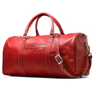 Classic Genuine Leather Travel Duffle <b>Bags</b> for Men-Vintage Design Stylish Look 30-40L Capacity Lightweight & Eco-Friendly - Product Image 1
