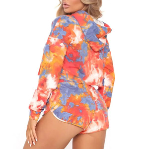Ropa Casual de Invierno, Chaqueta Corta Moderna, Sudadera con Capucha de Poliéster/Algodón, Precio Bajo, Servicio OEM, Top Corto para Mujer - Product Image 5