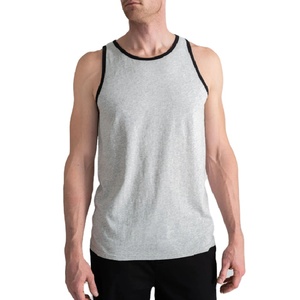 Premium Quality Men's Tank Tops New Design Men Cotton Tank Top Soft Breathable Casual Sleeveless Gym Wear OEM ODM - Product Image 2