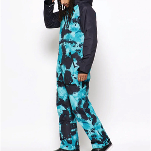 Unisex Winter Snow Suit 2-Piece Hooded Windproof Jacket Pants Set Adult Outdoor Sport Wear for Technology 1900g - Product Image 6