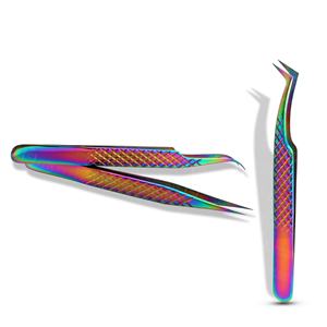 Precision <b>Eyelash</b> Tweezers Stainless Steel Lash Extension <b>Tools</b> for Professional <b>Beauty</b> Salon Supplies Customize Logo - Product Image 3