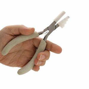 Pince à étrier professionnelle en acier inoxydable pour la fabrication de bijoux, outil de pliage et de façonnage de fil de précision avec mors interchangeables - Product Image 2