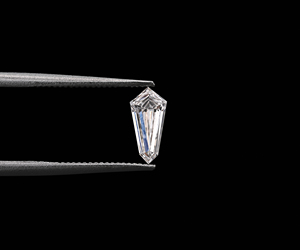 OM GEMS Diamante Cultivado en Laboratorio de 0.32 Ct, Corte Escudo Único, Color CVD E-F, Perforado con Láser, Certificado IGI, Piedra Suelta para Joyería - Product Image 1