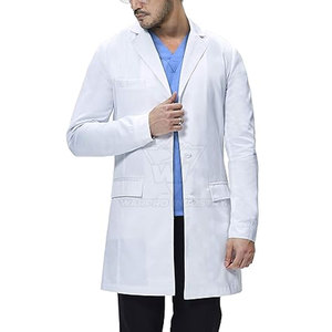 Blouse de laboratoire technique confortable en mélange de coton, vêtement de protection durable pour les médecins, les scientifiques, les techniciens de laboratoire, à utiliser au quotidien - Product Image 2