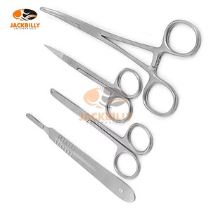 Juego de Cirugía Menor: Kit Premium de Instrumentos Quirúrgicos de Acero Inoxidable con Mango BP, Incluye Tijeras Quirúrgicas e Instrumentos Médicos - Product Image 5