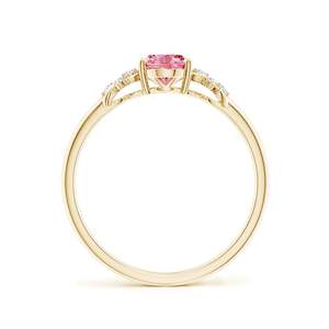 Anillo de Diamante Cultivado en Laboratorio de Alta Calidad para Mujer, Diseño Minimalista, Anillo de Oro Rosa de 18K, Disponible para Suministro al por Mayor - Product Image 2