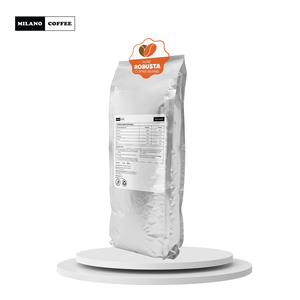 กาแฟมิลาน โรบัสต้าแท้ 1 กก. คั่วอ่อน ฟูลซิตี้ + เวียดนาม บรรจุภัณฑ์ OEM ความชื้น 5% อายุการเก็บรักษา 1 ปี สำหรับเครื่องกรอง - Product Image 3