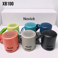 Enceinte sans fil XB100 avec sangle de suspension, étanche IP67, anti-poussière, robuste, portable, pour le camping, les voyages et la randonnée