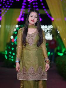 Two Tone Embroidered Palazzo Suit Set <b>Sequin</b> Decorative Kurta and Palazzo Dupatta Women Party Dress - Product Image 4