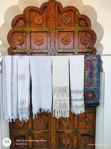 Pañuelo de Seda para Mujer con Estampado Paisley Bohemio, Ligero, con Diseño Floral, Casual, Multifuncional, Étnico, Estilo Boho, Largo - Product Image 4