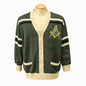 <b>Men</b>’s Masonic Logo Sweater – Premium Knitted Freemason <b>Pullover</b>, Comfortable Casual Winter Wear, Custom Design & Private Label - Product Image 1