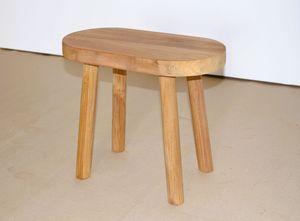 Modern Scandinavian Design Solid Teak <b>Wood</b> <b>Stool</b> with Stable Structure Well Sanded Finish Home Furniture Model ST021 - Product Image 3