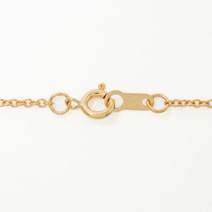 Collier Pendentif Corne en Or Jaune 14K de Qualité Supérieure avec Diamant Certifié IGI Cultivé en Laboratoire, Idéal pour Mariage et Cérémonies, Prix de Gros Disponible Immédiatement - Product Image 4