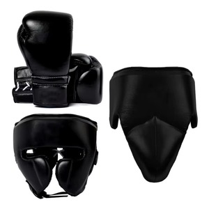 Kit Completo de Boxeo Personalizado al por Mayor: Guantes, Pantalones Cortos, Protector de Cabeza, Vendas para Manos, Logotipo de Marca OEM, Bajo MOQ, Precio de Fábrica - Product Image 1