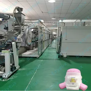 Full Automatic Pull Up Baby Diaper Machine