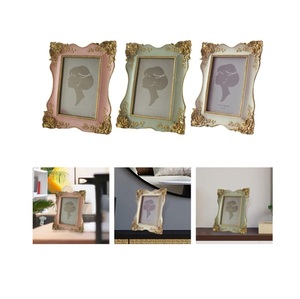 Marco de Fotos de Resina Estilo Americano, Diseño y Estilo Únicos, Multicolor - Product Image 4