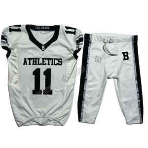 Maillot de football américain personnalisé 2026 – Cadeau pour hommes, femmes, jeunes et enfants – Fans de sport – Nom et numéro d'équipe imprimés et brodés – Dégradé - Product Image 4