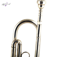 Brass Instruments Wholesale Suppliers Clear Lacquer Bb Trumpet with case