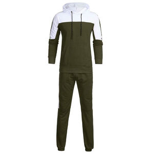 Conjunto Deportivo de Dos Piezas para Hombre, de Alta Calidad, en Felpa Técnica, Ecológico, Tallas Grandes, para Entrenamiento y Jogging - Product Image 1