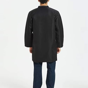 <b>Black</b> Wholesale Bulk Custom <b>Long</b> <b>Sleeve</b> Hospital Uniform Lab Coat Medical Nursing Scrub Laboratory Products Pharmacy Coats - Product Image 4